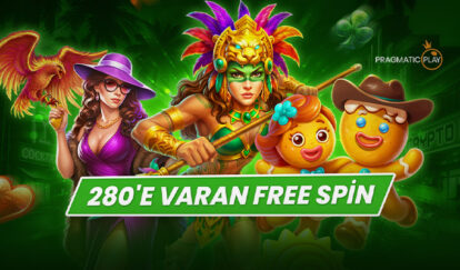 ÖZEL SLOTA 280 FREE SPİN FIRSATI